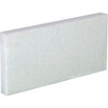 Box Packaging Foam Inserts For Two 1 Gal. Plastic Jug, 24-1/4"L x 18-1/2"W x 9"H, White, 48/Pack HAZ1064